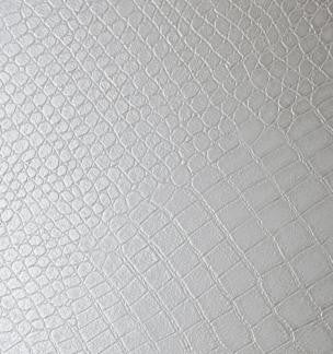 Cover Styl' - X11 Off White Crocodile Skin Leather Self Adhesive Sticker, Vinyl Window Wall Door Furniture Covering
