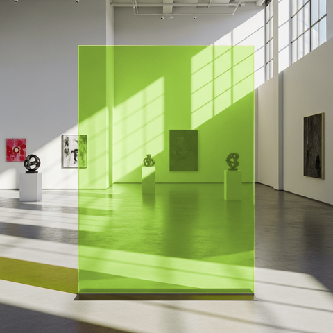 Green 35 Transparent Colourful Window Film Optically Clear Tint