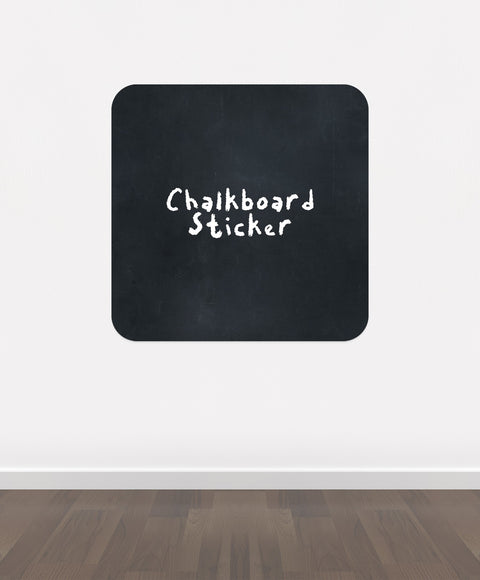 BB4 - Rounded corner square chalkboard sticker