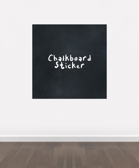 BB7 - Bespoke Sqaure chalkboard sticker, beautiful blackboard vinyl cut sticker, self adhesive easy install