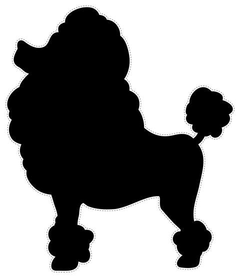 BB12 - Bespoke Dog 2 chalkboard sticker, beautiful blackboard vinyl cut sticker, self adhesive easy install