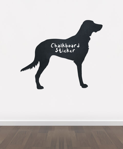 BB26 - Bespoke dog 1 chalkboard sticker, beautiful blackboard vinyl cut sticker, self adhesive easy install