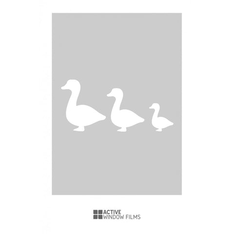 Ducks cut out, bespoke, custom, frosted kitchen window film