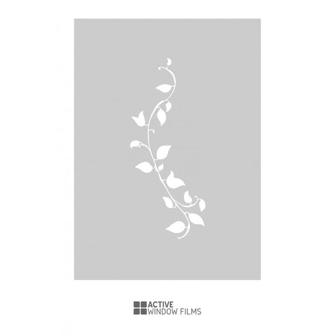 Vine cut out, bespoke, custom, frosted nature window film