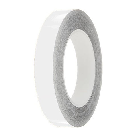 White Gloss Colour Pin Stripe tapes, 50m roll, sticky self-adhesive, vinyl decal line tape