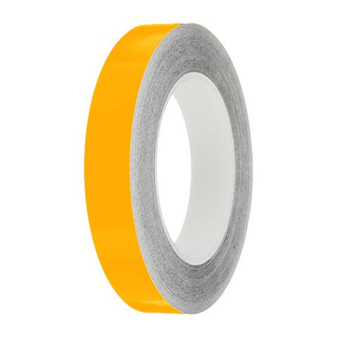 Sunflower Gloss Colour Pin Stripe tapes, 50m roll, sticky self-adhesive, vinyl decal line tape