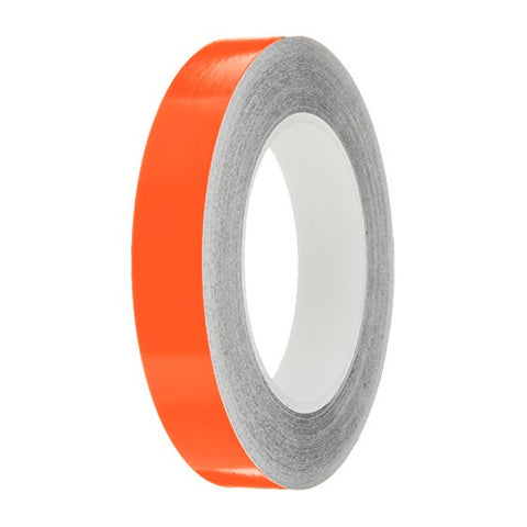 Marigold Gloss Colour Pin Stripe tapes, 50m roll, sticky self-adhesive, vinyl decal line tape