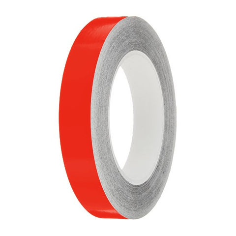 Poppy Gloss Colour Pin Stripe tapes, 50m roll, sticky self-adhesive, vinyl decal line tape