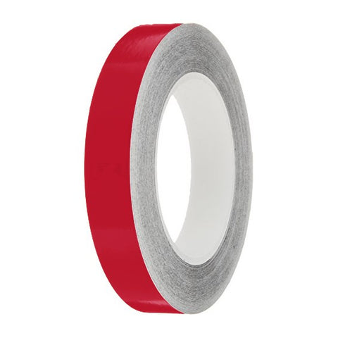 Cherry Gloss Colour Pin Stripe tapes, 50m roll, sticky self-adhesive, vinyl decal line tape