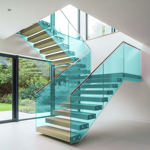 Blue 34 Transparent Colourful Window Film Optically Clear Tint