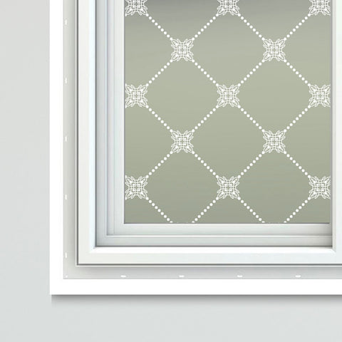 Victorian Theme Decorative Period Frosted Window Film