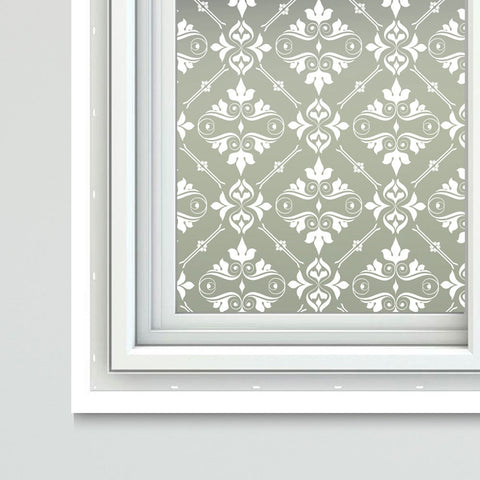 Victorian Theme Decorative Period Frosted Window Film