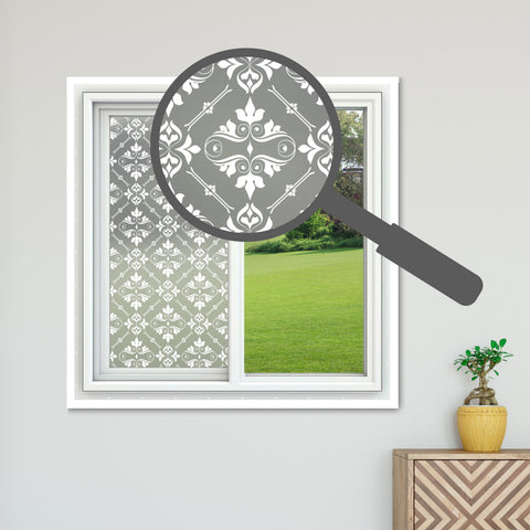 Victorian Theme Decorative Period Frosted Window Film