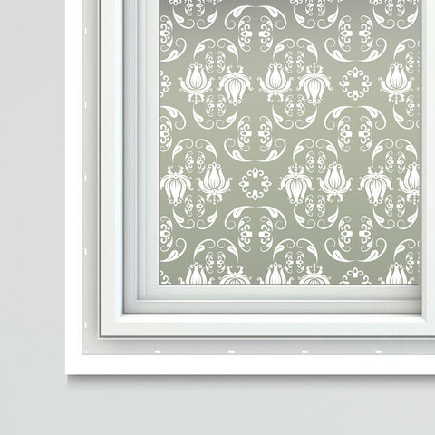 Victorian Theme Decorative Period Frosted Window Film