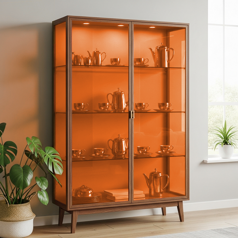 Orange 70 Transparent Colourful Window Film Optically Clear Tint