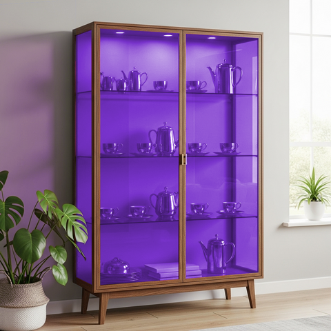 Plum Transparent Colourful Window Film Optically Clear Tint