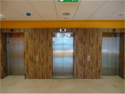 Cover Styl' - F2 Rich Brown Wood Self Adhesive Sticker, Vinyl Window Wall Door Furniture Covering