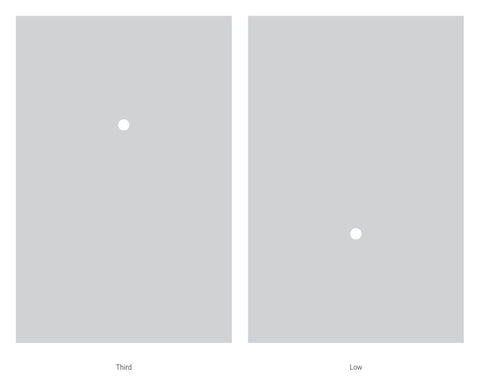 Triple Dot / Circle Cut Out Bespoke Custom Frosted Window Film