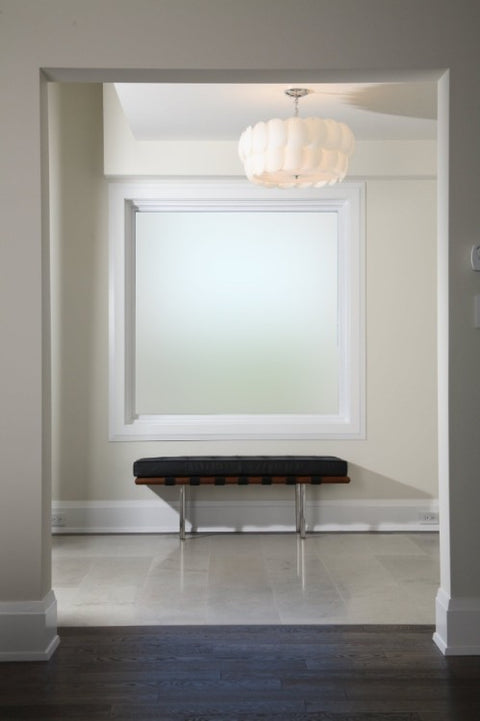 Plain White Frosted Window Film
