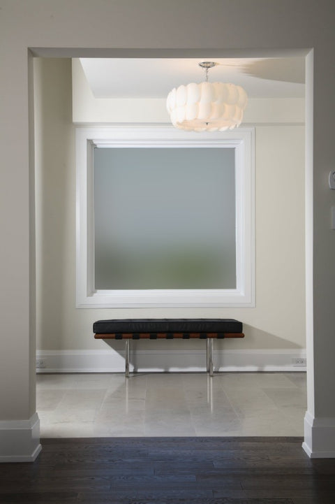 Plain Grey Frosted Window Film