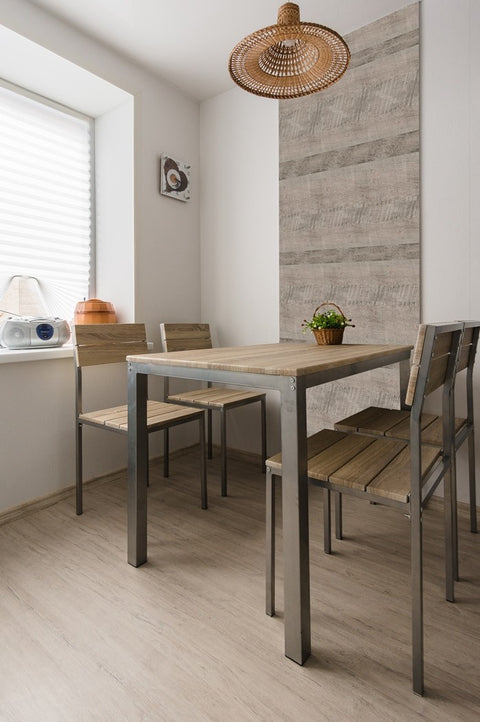 Cover Styl' - G6 Light Grey Wood Plank Effect Self Adhesive Sticker, Vinyl Window Wall Door Furniture Covering