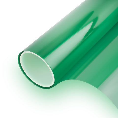 Green 50 Transparent Colourful Window Film Optically Clear Tint