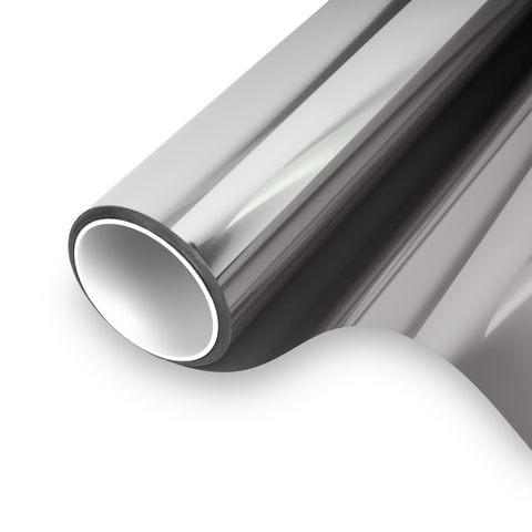 Grey External Mirror 20 Window Film - One Way Tint