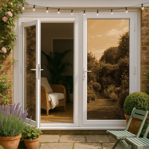 Mirror Bronze Window Film - One Way Tint
