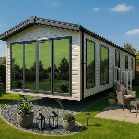 Mirror Green Window Film - One Way Tint