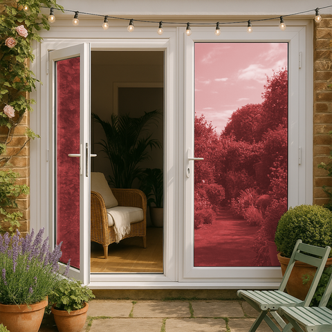 Mirror Red Window Film - One Way Tint