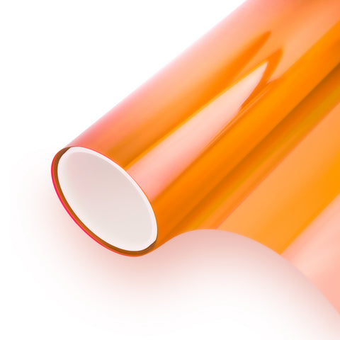 Orange 70 Transparent Colourful Window Film Optically Clear Tint