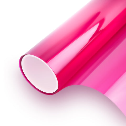 Pink 50 Transparent Colourful Window Film Optically Clear Tint
