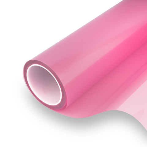 Plain Pink Frosted Window Film