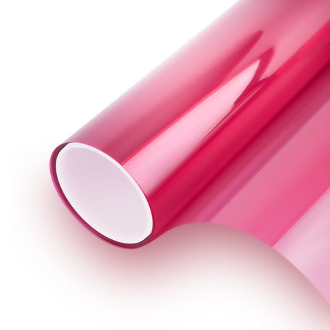 Raspberry 30 Transparent Colourful Window Film Optically Clear Tint