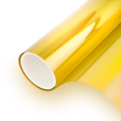 Yellow 80 Transparent Colourful Window Film Optically Clear Tint