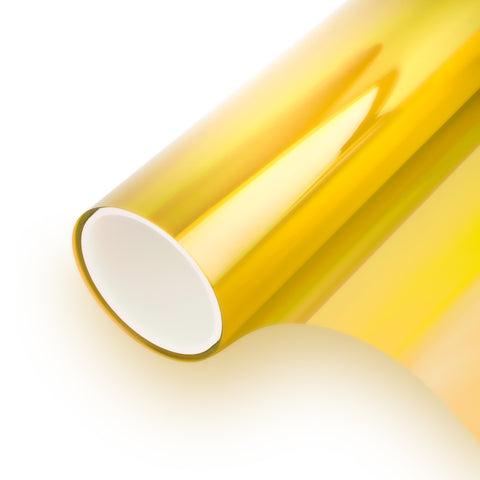 Yellow 80 Transparent Colourful Window Film Optically Clear Tint