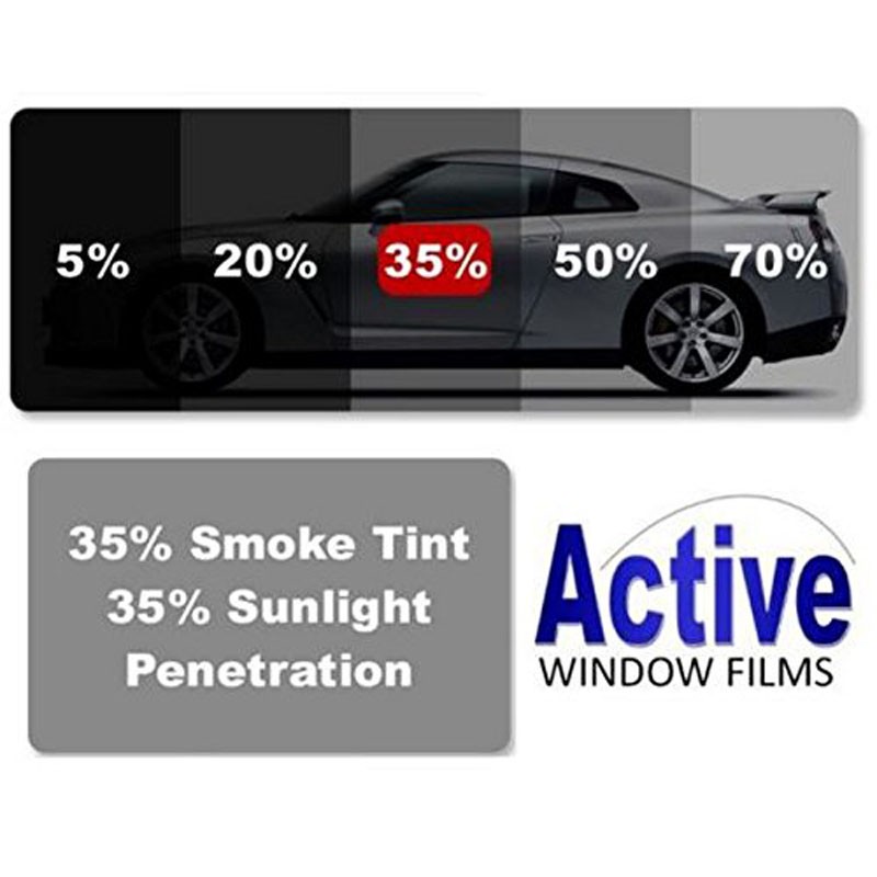 CAR WINDOW BLACK TINT FILM TINTING HOME OFFICE  SMOKE 35% 76cm x 3M NEW 