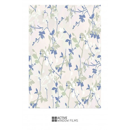 Floral Pattern Print Bespoke Custom Frosted Window Film 