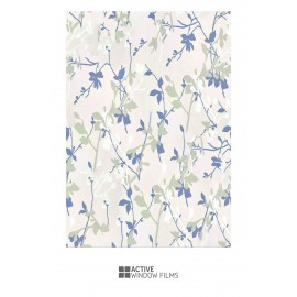 Floral Pattern Print Bespoke Custom Frosted Window Film 