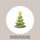 Personalised Custom Christmas Tree Christmas Sticker Label x30