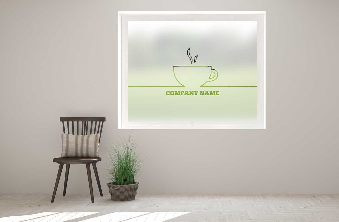 various sizes+colours Cafe Window Stickers adhesive vinyl products list