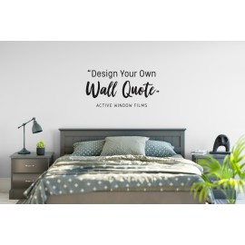 Create your own wall quote sticker