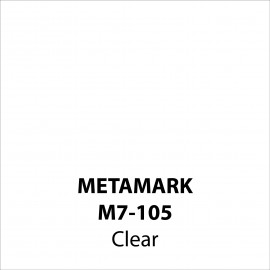 Clear Vinyl M7-105, Metamark 7 Series, self-adhesive, sticky back polymeric sign making vinyl