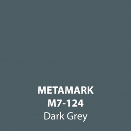 Dark Grey Gloss Vinyl M7-124, Metamark 7 Series, self-adhesive, sticky back polymeric sign making vinyl