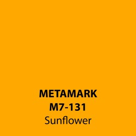 Sunflower Gloss Vinyl M7-131, Metamark 7 Series, self-adhesive, sticky back polymeric sign making vinyl