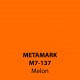 Melon Gloss Vinyl M7-137, Metamark 7 Series, self-adhesive, sticky back polymeric sign making vinyl