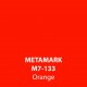 Orange Gloss Vinyl M7-133, Metamark 7 Series, self-adhesive, sticky back polymeric sign making vinyl