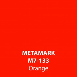 Orange Gloss Vinyl M7-133, Metamark 7 Series, self-adhesive, sticky back polymeric sign making vinyl