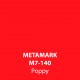 Poppy Gloss Vinyl M7-140, Metamark 7 Series, self-adhesive, sticky back polymeric sign making vinyl