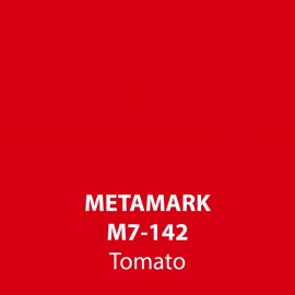 Tomato Gloss Vinyl M7-142, Metamark 7 Series, self-adhesive, sticky back polymeric sign making vinyl